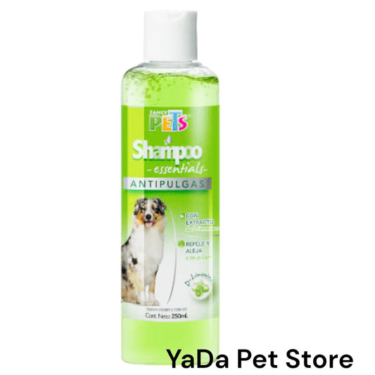 Shampoo antipulgas para perro