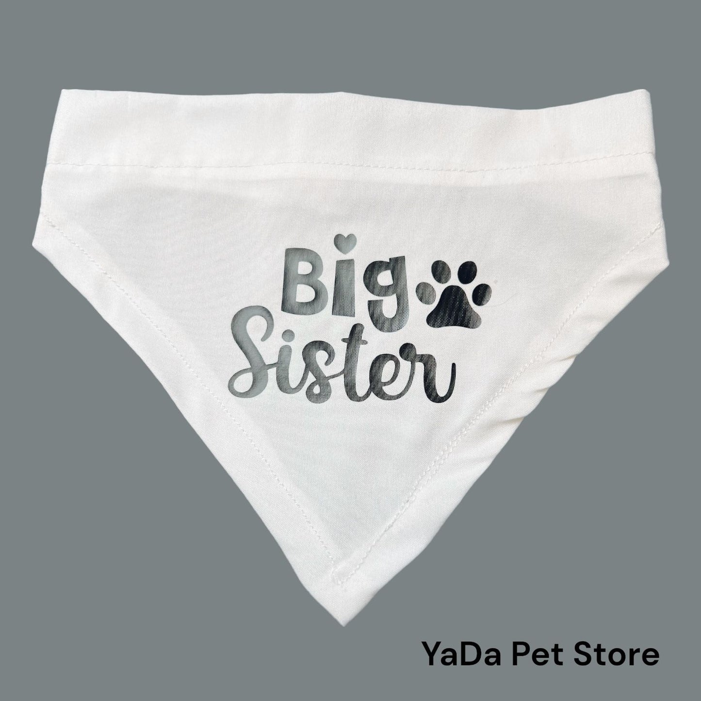 Bandana para Perro ó Gato - Anuncio de Embarazo - Big Sister