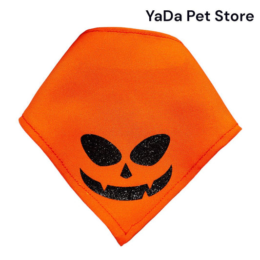 Bandana para mascota de calabaza halloween