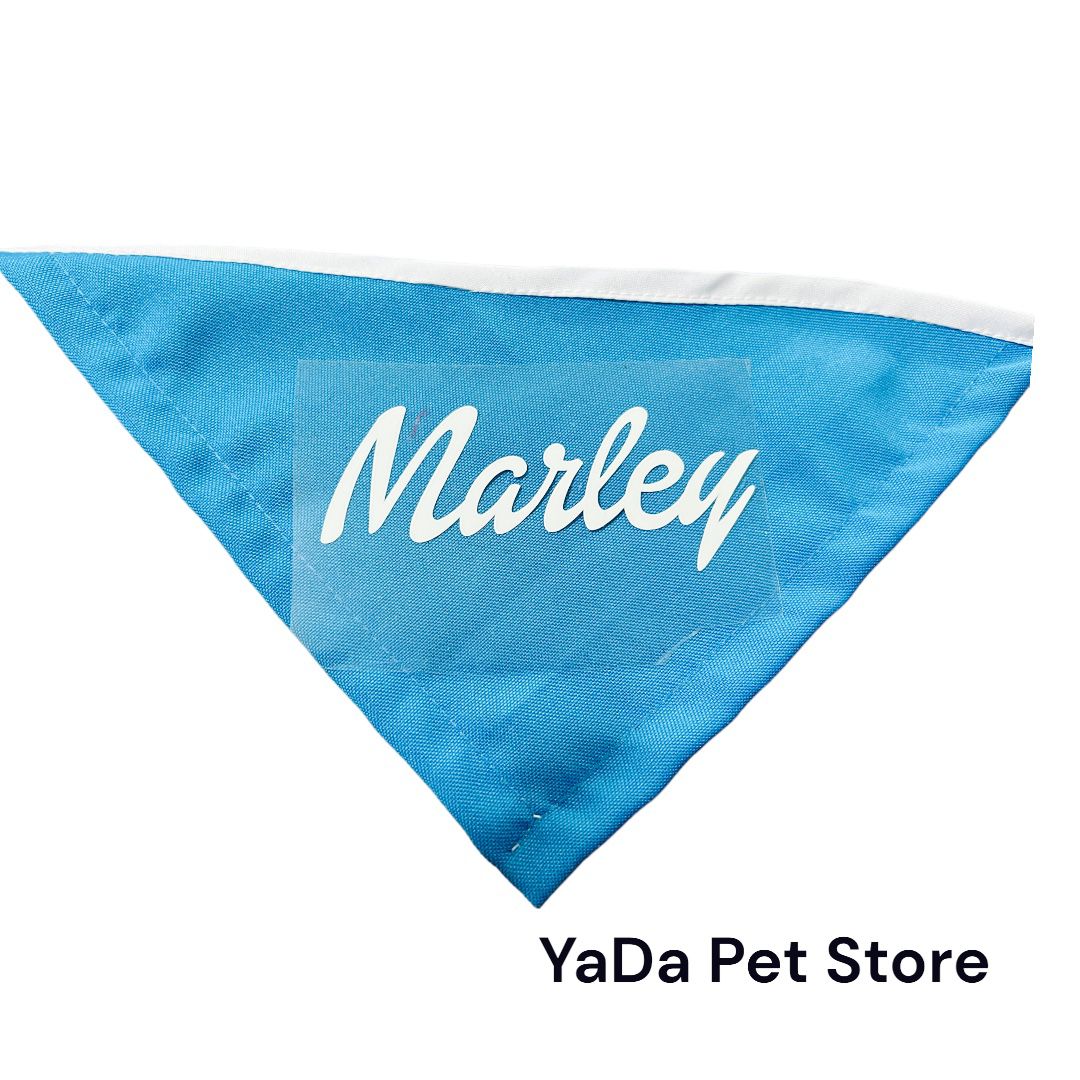 Bandana personalizada para mascota con nombre