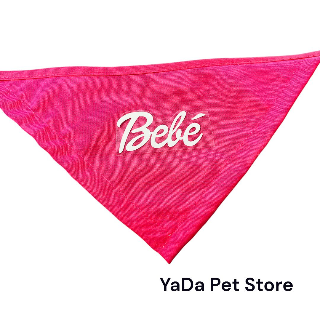 Bandana personalizada para mascota con nombre