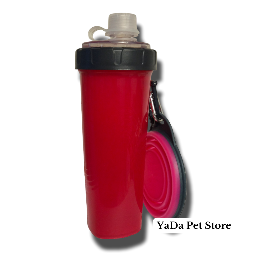 Contenedor de Alimento y Agua de Viaje para Perro