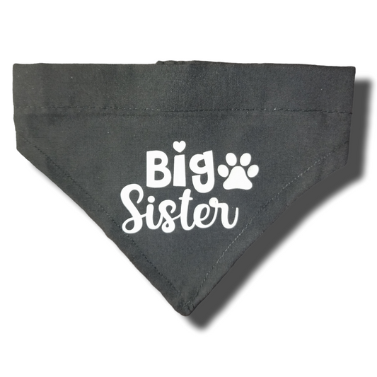 Bandana para Perro ó Gato - Anuncio de Embarazo - Big Sister