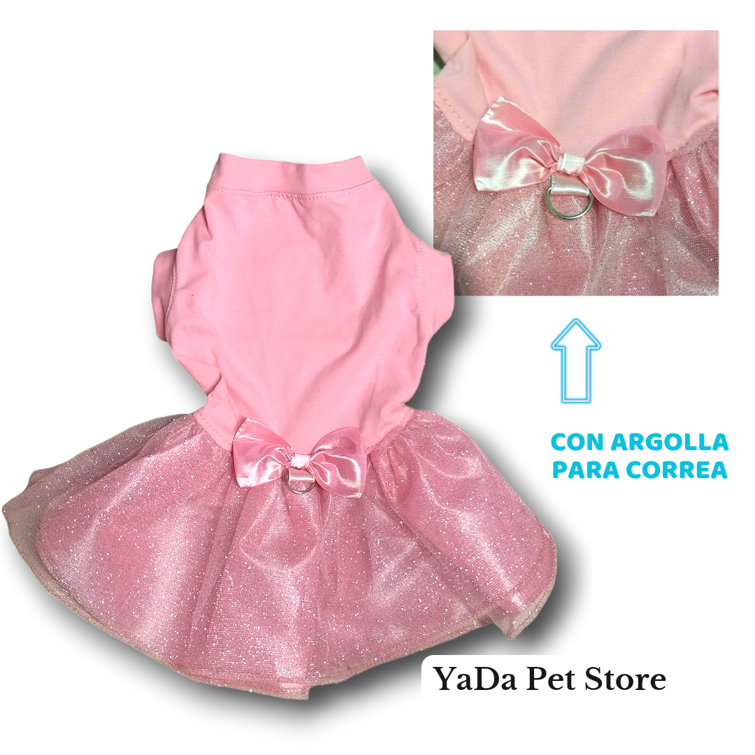 Vestido para Mascota con Argolla para Pasear