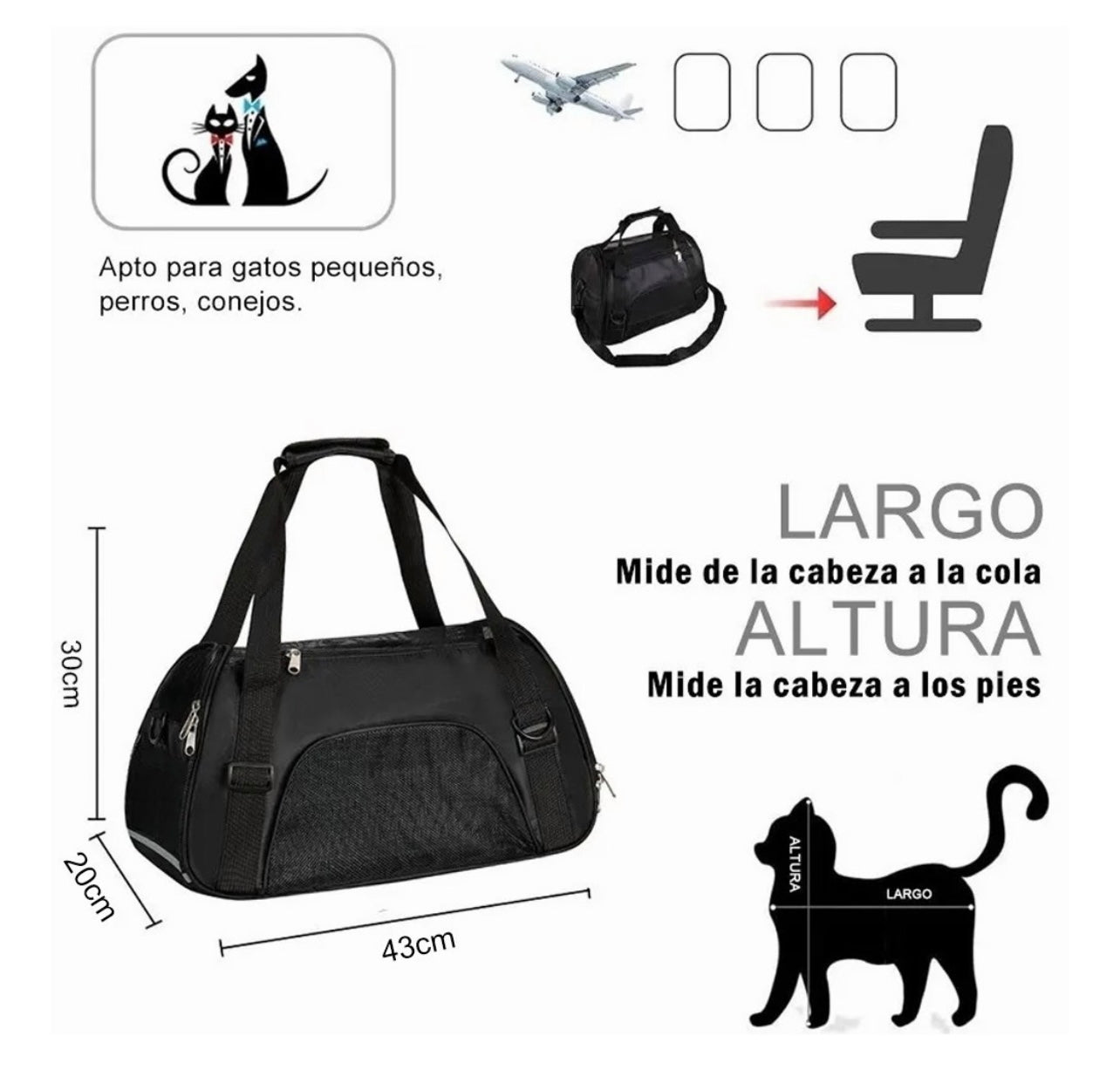 Transportadora para Perro ó Gato