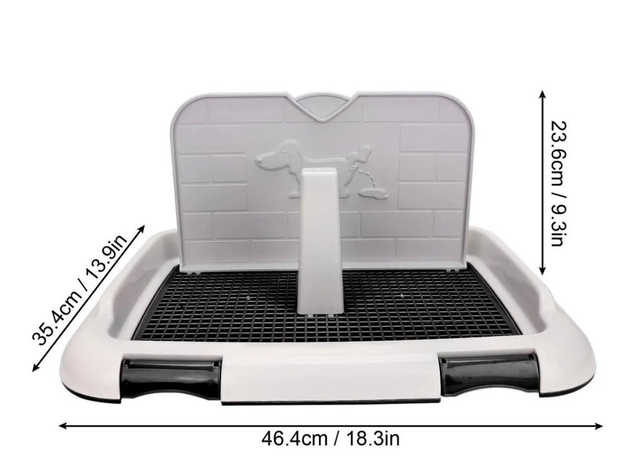 Tapete entrenador e inodoro para perro